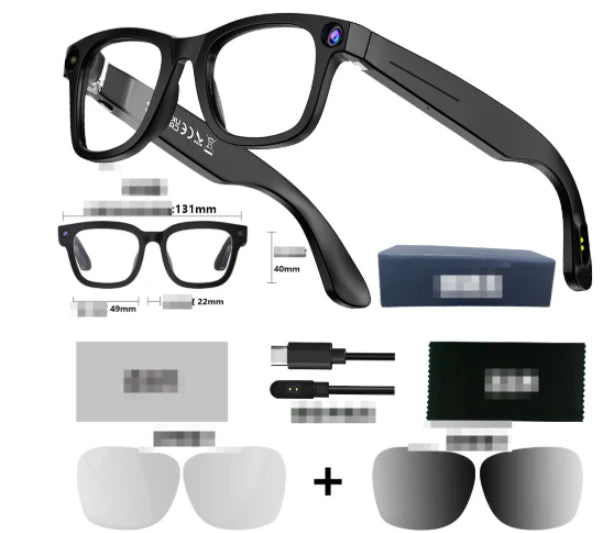 AI Camera recording Smart Glasses